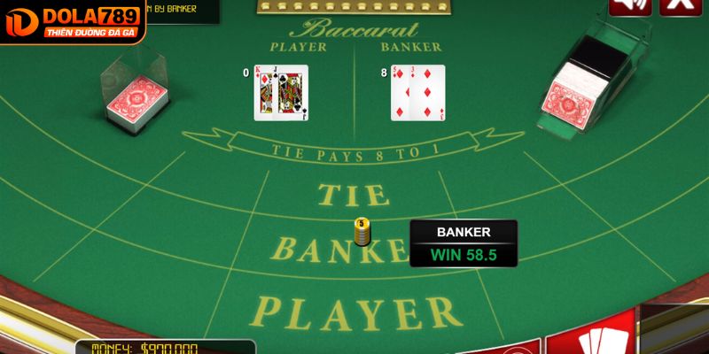 Khái niệm baccarat trực tuyến