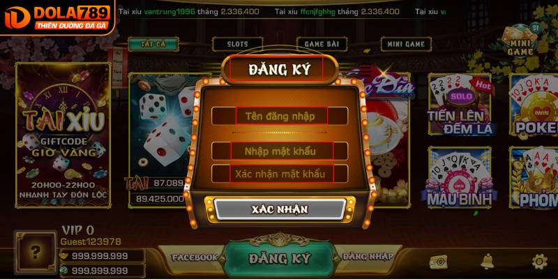 Những điều cần lưu ý khi đăng ký Dola789